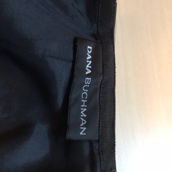 Dana Buchman black skirt silk/wool - Picture 3 of 4